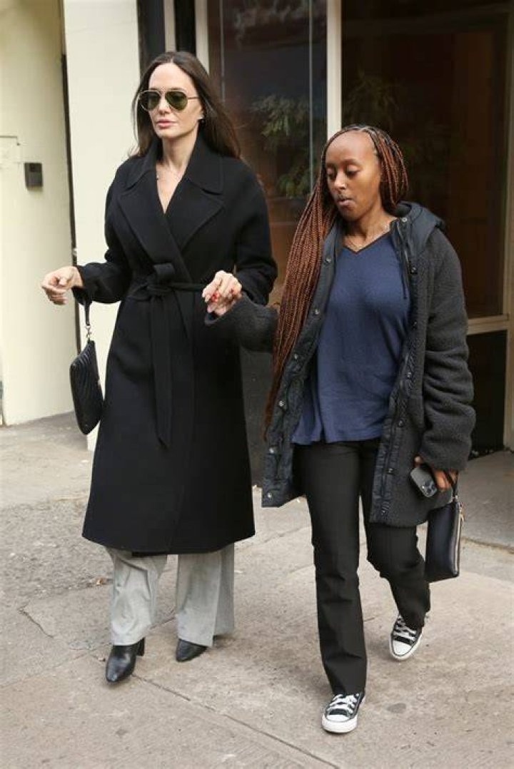 Zahara JoliePitt Pops in LowTop Converse With Angelina Jolie in NYC Footwear News