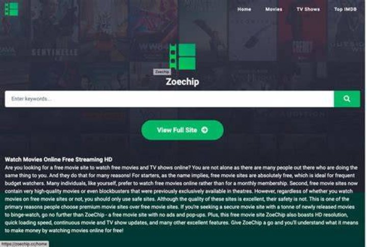 Zoechip A Free Movie Streaming Site That Has No Ads